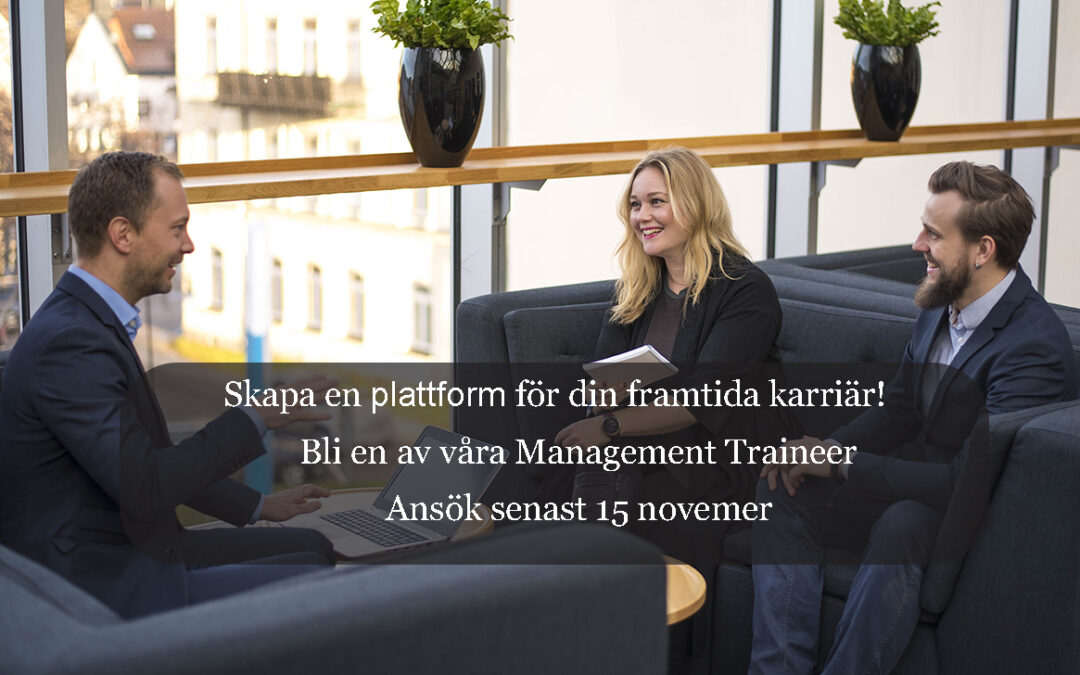 Sök till Traineeprogram 2021