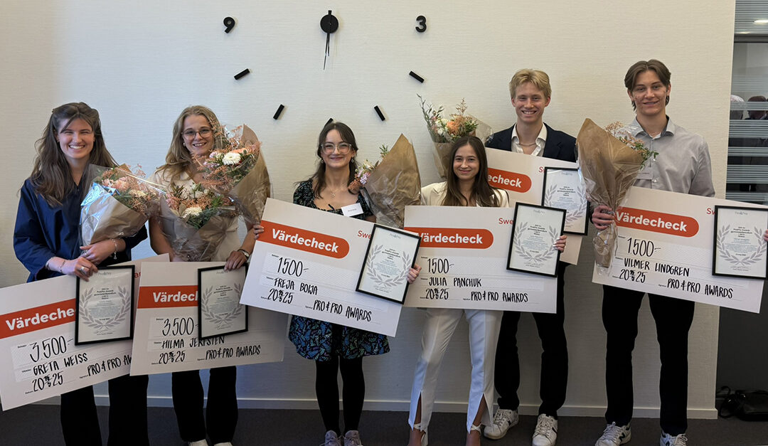 Utdelning av Pro&Pro Awards 2025