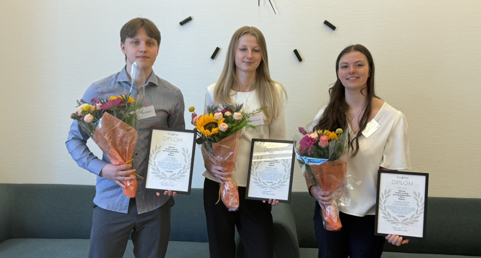 Utdelning av Pro&Pro Awards 2026